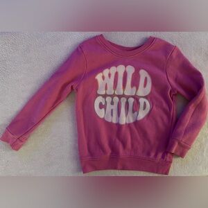 Garanimals Pink 'Wild Child' Kids Sweatshirt